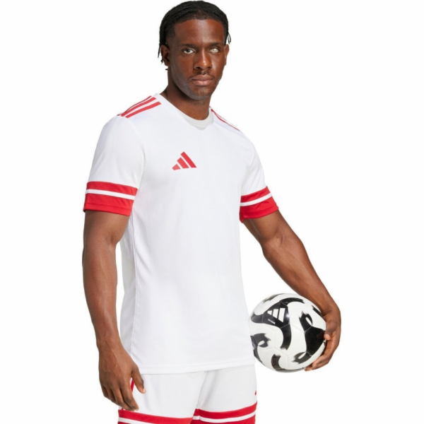 Adidas Pánské tričko Squadra 25 bílé JG5829 S