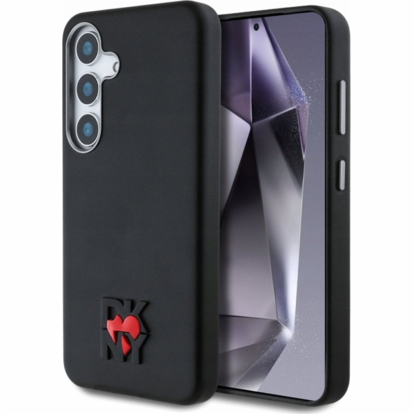 Kožené pouzdro DKNY Heart of NY pro Samsung Galaxy S25 Black