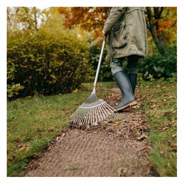 Fiskars FS.HRÁBLE NA LISTÍ KOVOVÉ VĚJÍŘOVÉ ERGONOMICKÉ