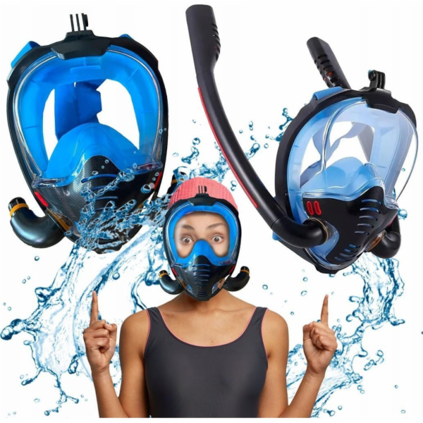 NoName POTÁPĚČSKÁ MASKA GOTEL L21C MODRÁ