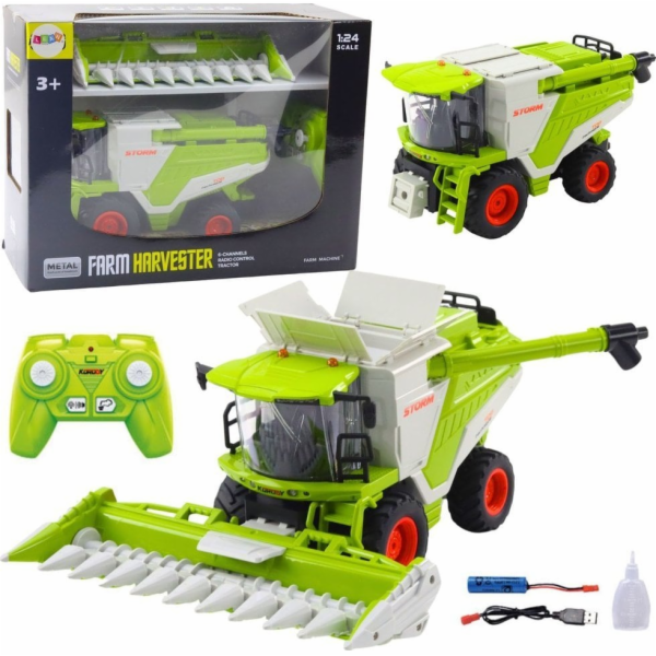 LeanToys Sklízecí mlátička s kukuřičným adaptérem 2v1 Dál...