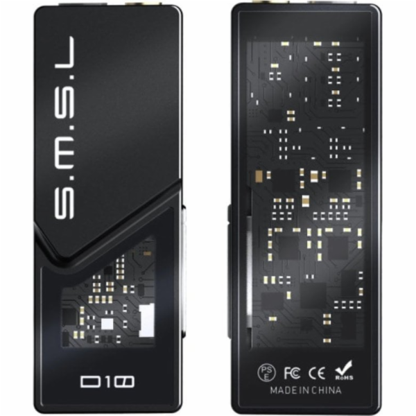 SMSL Sluchátkový zesilovač D10, černý