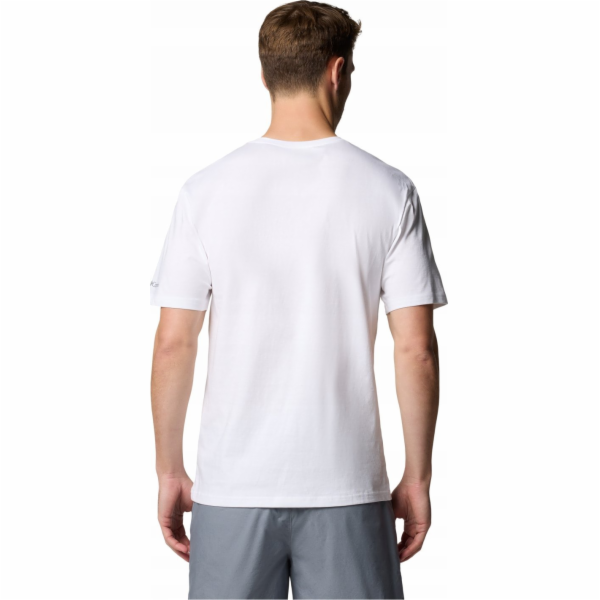 Columbia Tričko Path Lake II Graphic 1934814111 bílé S