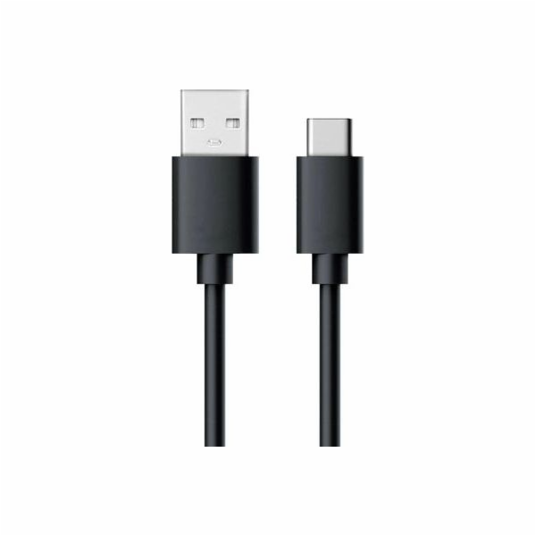 Kabel Realpower USB-A – USB-C 0,6 m černý (255650)