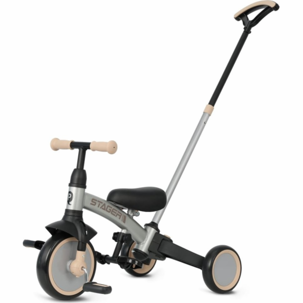Qplay Tříkolka Stager 3 v 1 stříbrná