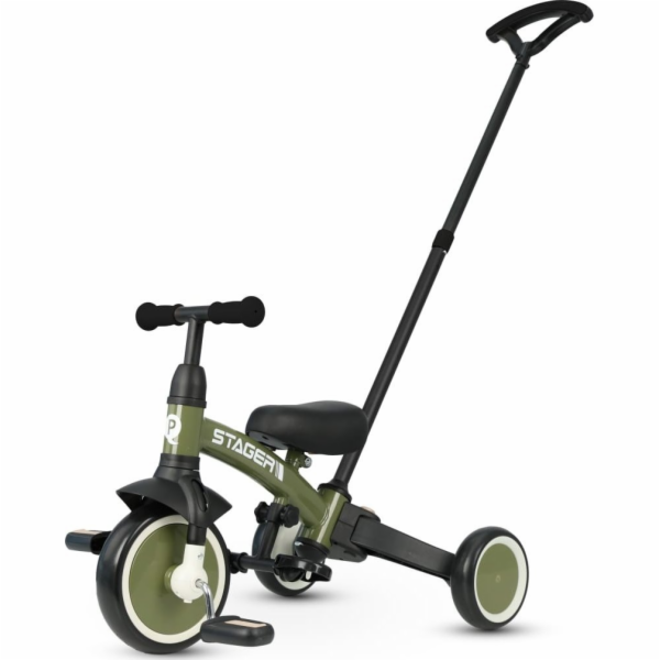 Qplay Stager 3-v-1 zelená tříkolka