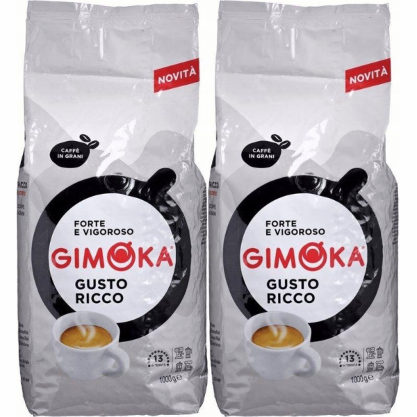 Gimoka Kávová zrna Gusto Ricco Bianco 2 kg
