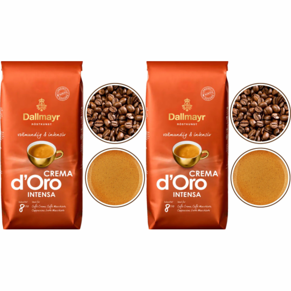 Kávová zrna Dallmayr Crema dOro Intensa 2 kg