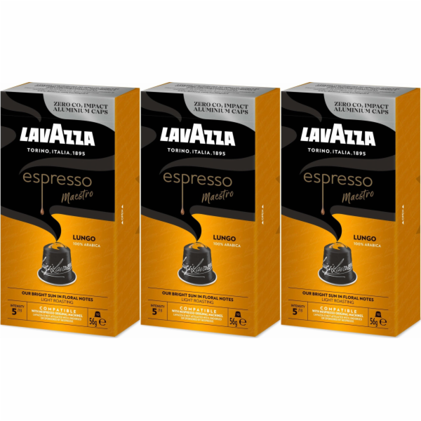 Lavazza 3x Espresso Lungo pro Nespresso 10 ks.