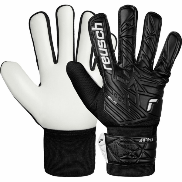 Reusch Brankářské rukavice Attrakt Starter Solid černé 55...