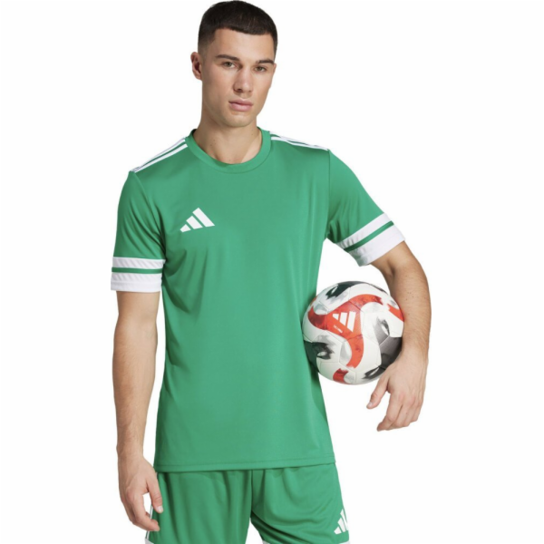 Adidas Pánské tričko Squadra 25 zeleno-bílé JN7485 L