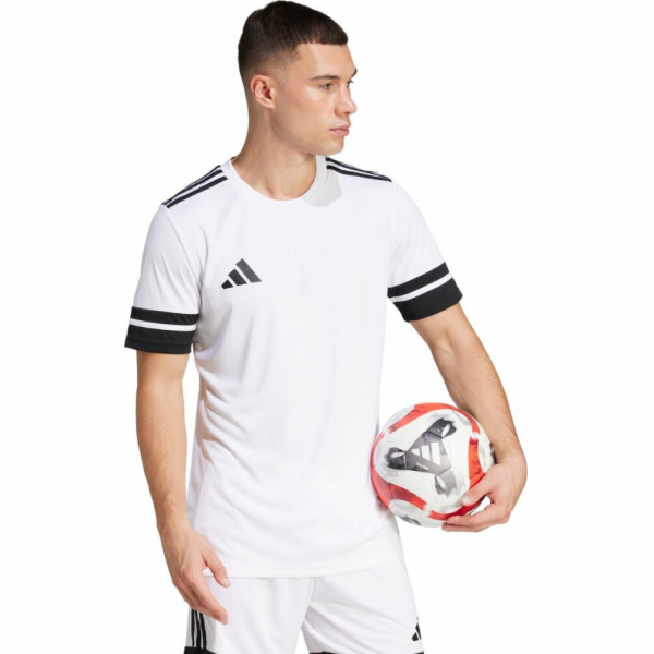 Adidas Pánské tričko Squadra 25 bílo-černé JG5835 L