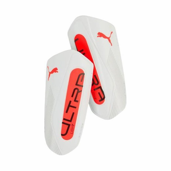 Puma Chrániče holení Ultra Light Strap na fotbal, bílo-or...