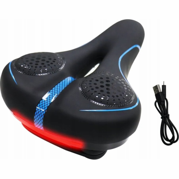 Oxe Sedlo na kolo s vestavěným LED světlem FSBSD-232-1 černé