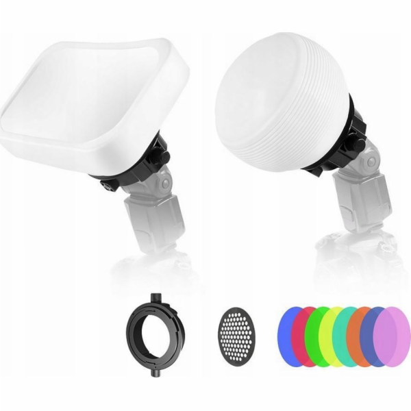 Sada difuzérů 12v1 Filtry blesku pro fotoaparát/Lensgo D235