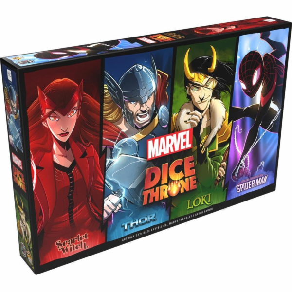 Lucky Duck Games Dice Throne Game Marvel: Box 1 (Scarlet ...
