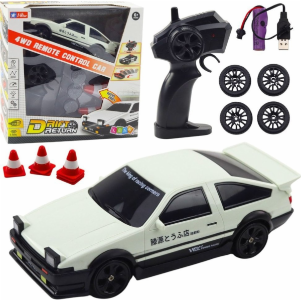 LeanToys Drift Sports Car s výměnnými koly, dálkově ovlád...