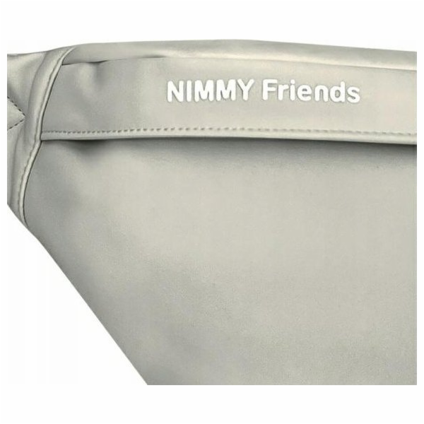 Nimmy taška přes rameno Šedá/šedá Crossbody Brýle Cool Cat