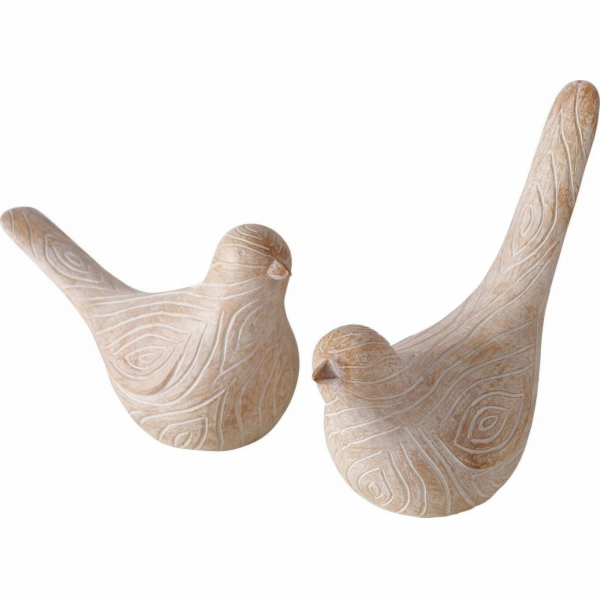 Boltze KARIMO polyresinové figurky ptáčků, 2 ks.