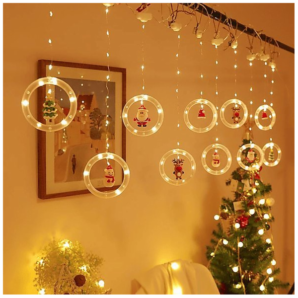 Markslojd Sada vánočních figurek LED, 10 dílů - kulaté