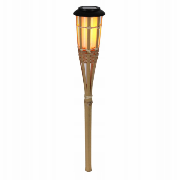 ProGarden Bambusová solární lampa, zapichovací svítilna, ...