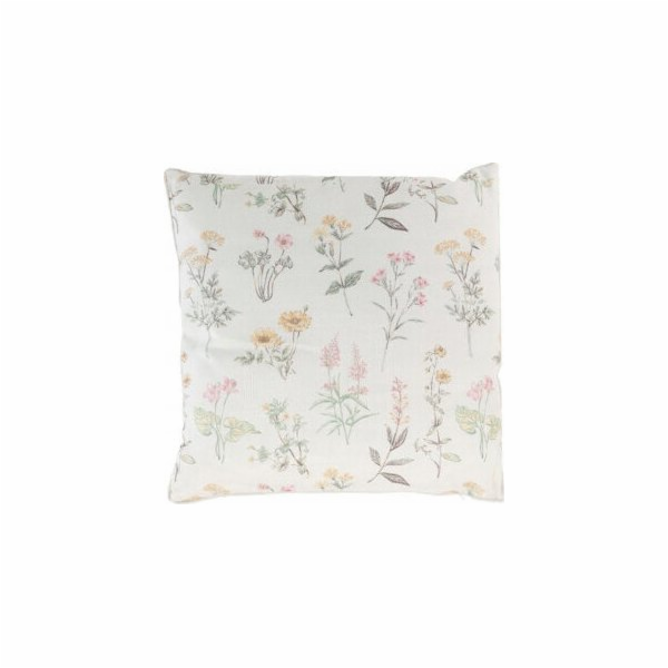 Home Styling Collection Dekorační polštář s květinovým vz...
