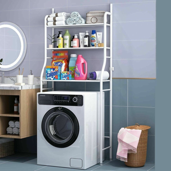 Police do pračky s háčky, 65 x 25 x 155 cm