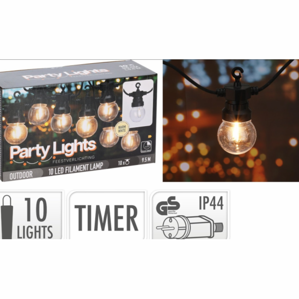 ProGarden Světelná girlanda 10 LED