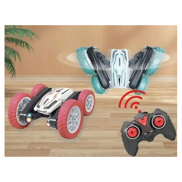 LeanToys CarA3d dálkově ovládané 360° červené