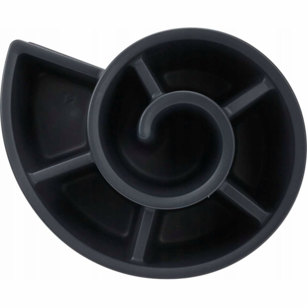 Vilde Zahradní květináč plastový černý spirálový 53x43,5x...