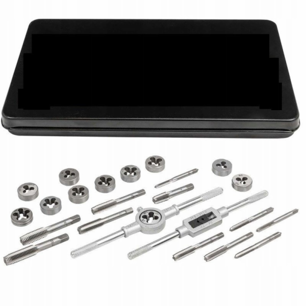 Bituxx Sada závitníků a závitnic, 24 dílů. (M5-M12) kovov...