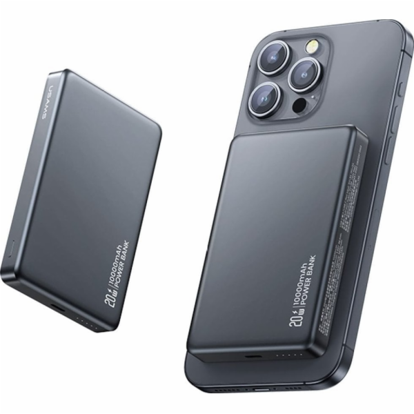 Usams Powerbanka CD242 10000mAh šedá