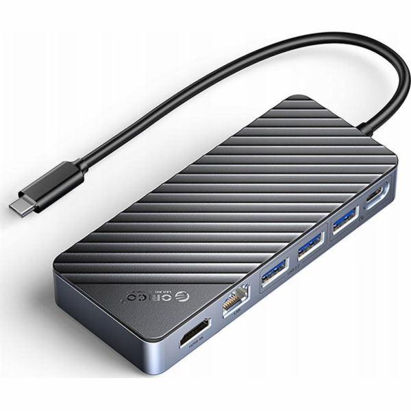 M.2 Disk Bay s HUB 8v1 vstup: USB-C / výstup: 1x USB-A 3....