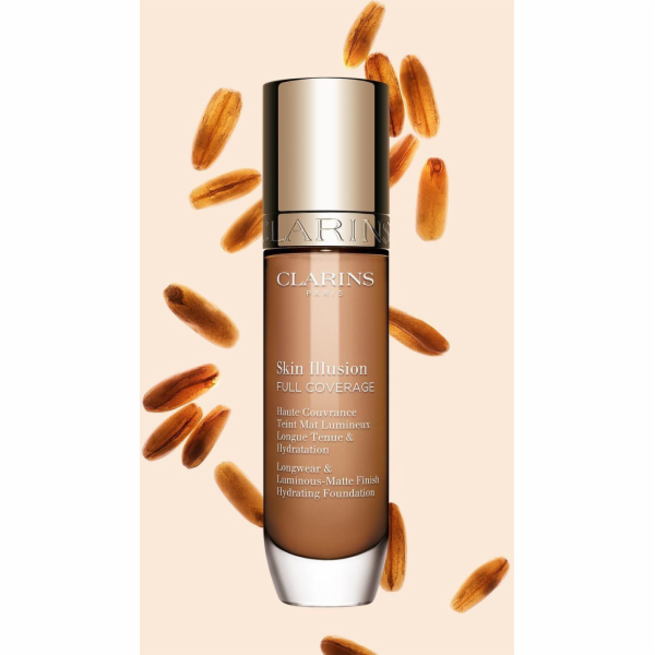 CLARINS SKIN ILLUSION FULL COVERAGE HYDRATING FOUNDATION ...