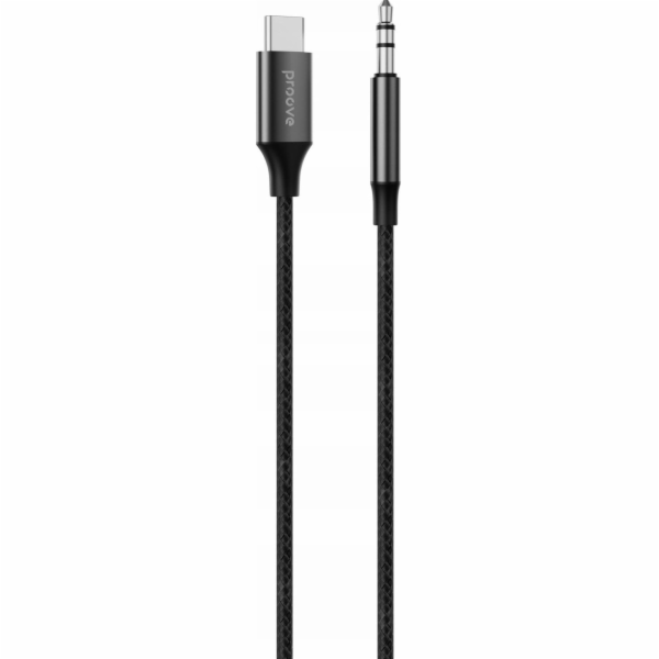 PROOVE Kabel 1m AUX Audio Mini Jack 3,5 mm na USB-C adapt...