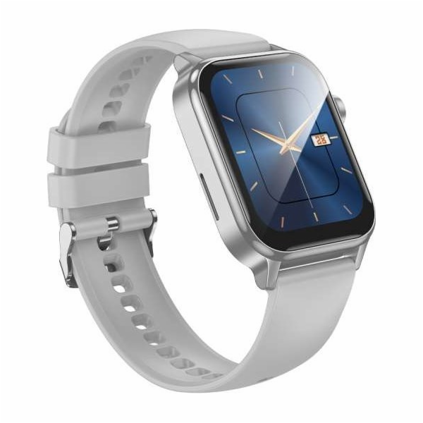 Hoco Chytré hodinky Y26 s funkcí volání, stříbrné