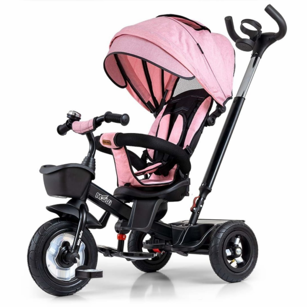 Dětská tříkolka Milly Mally Movi black-pink