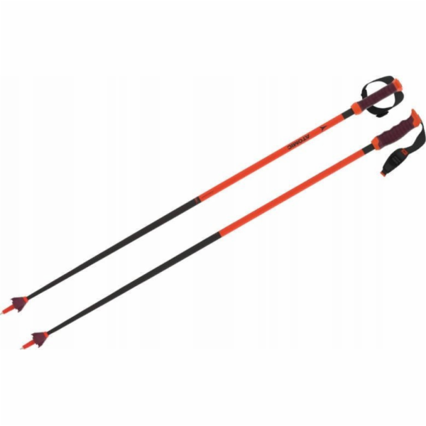 Atomic Lyžařské hole REDSTER CARBON SQS červené/karbonové...