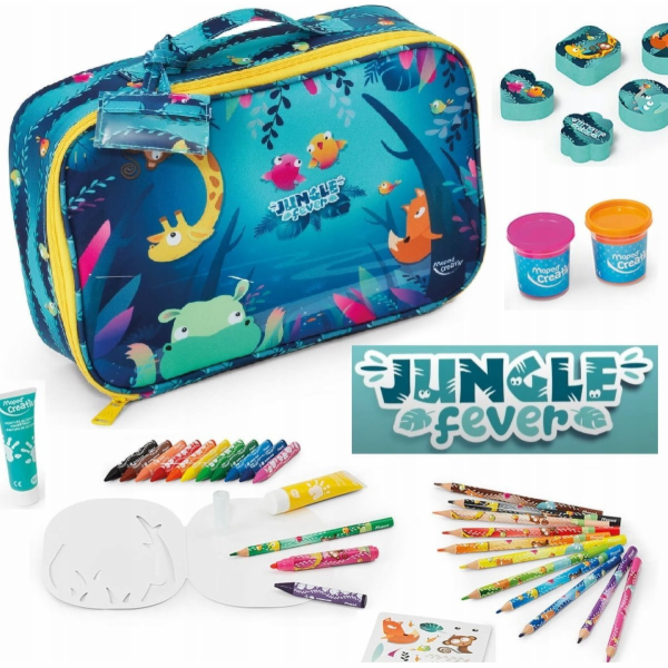 Maped Kufr Creativ Jungle Fever s příslušenstvím