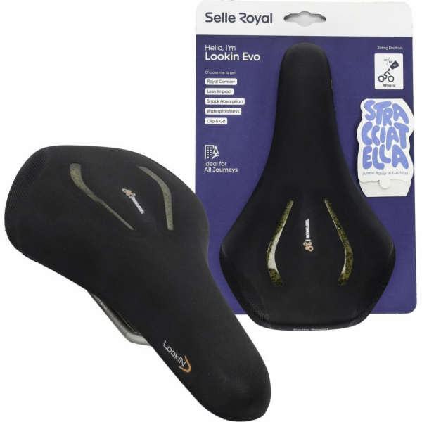 Selle Royal Lookin Evo Athletic gel na sedlo 45 stupňů + ...