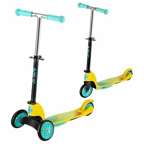 Koloběžka NILS Fun HLB202 žlutá (16-51-071)