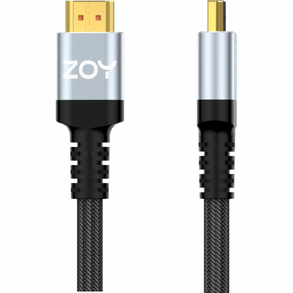 ZOY HDMI kabel 5m standardní 2.1 + suchý zip ZCH5