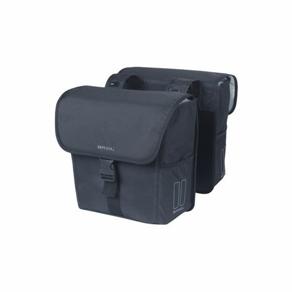 BASIL GO DOUBLE BAG 32L, Universal Bridge System, jednoli...