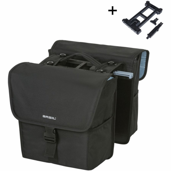 BASIL GO DVOJITÁ TAŠKA MIK 32L MIK System (připraveno k p...