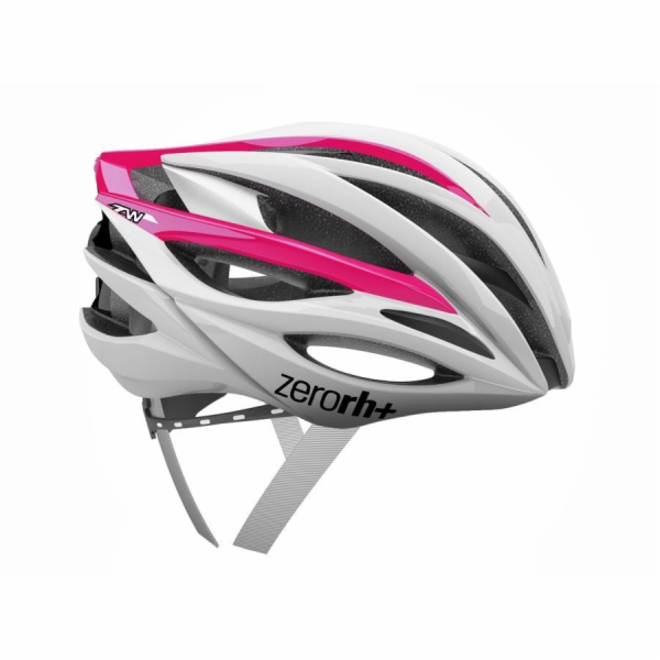 Lesklá zeleno-bílá cyklistická přilba RH+ ZW, velikost L/...