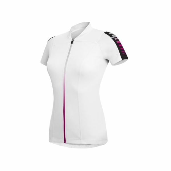 RH+ Dámské tričko Spirit Jersey, černo-růžové, velikost L...