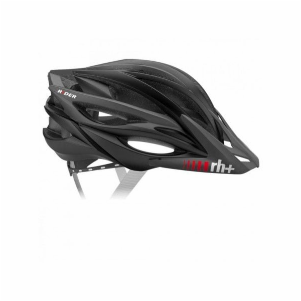 Cyklistická helma RH+ Rider Matt Black-Matt Dark Grey, ve...