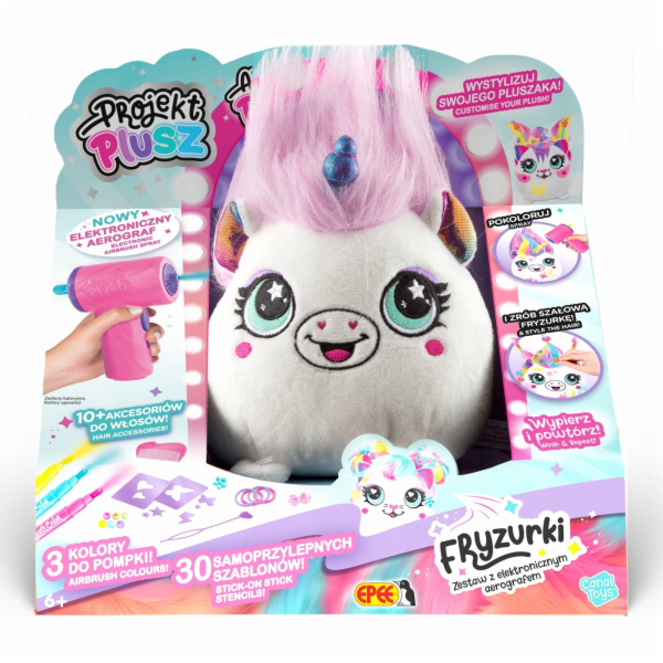 Epee Maskot projektu Plush Hairstyles - sada elektronický...