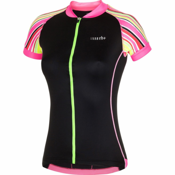 Dámské tričko RH+ Paint Jersey černá/růžová velikost XL (...