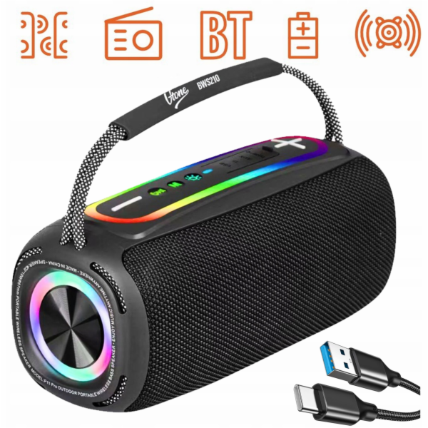 Lenco Bezdrátový Bluetooth reproduktor V-TONE BWS210 BK